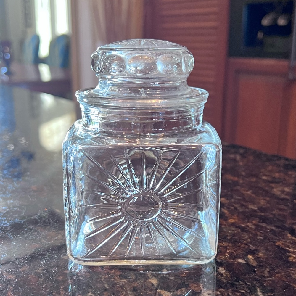 Vintage Antique Apothecary Covered Jar